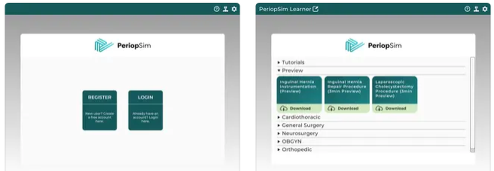 PeriopSim Screenshot 1