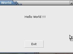 Classical Hello World generated by program
