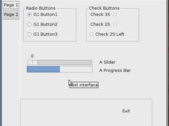 A complex layout window