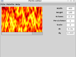 Flame effect with Perlin noise