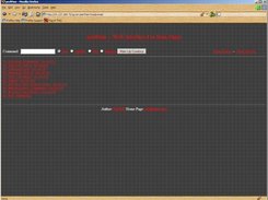 Intro page when application loads.