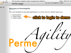 Initial guest home page - login from here