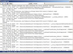 For the techies ... viewing trace messages 