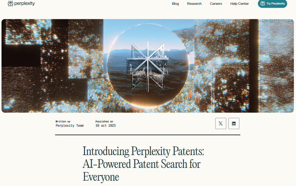 Perplexity Patents Screenshot 1