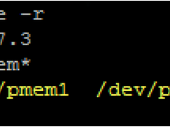 List PMEM devices in interleaving disabled