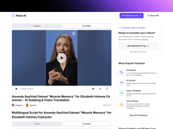 Share dubbed videos with a public URL — viewers can compare original and translated versions side by side.