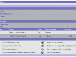 This is the main screen of PersonalBackup