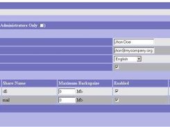 The backup admins can control the users on the system
