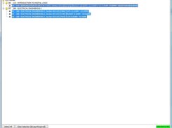 Showing the advanced version of the schedule with closed sections marked with a red "X"