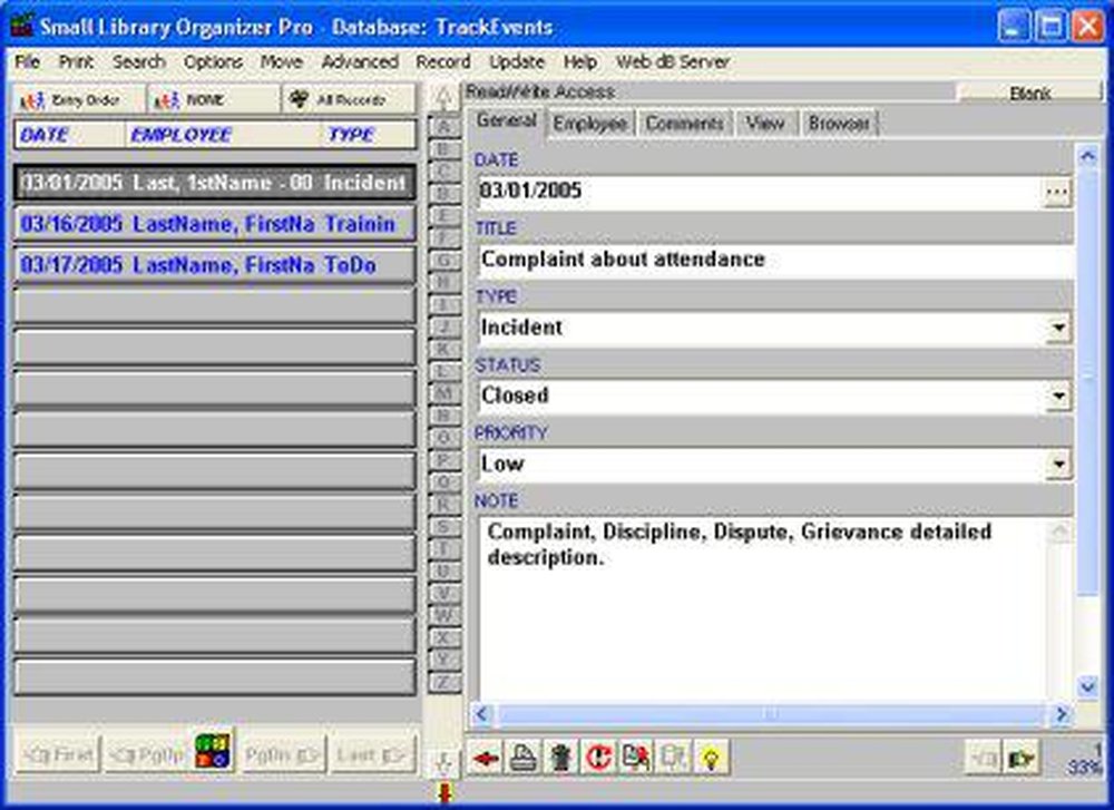 Personnel Organizer Pro Screenshot 1