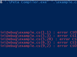 Peta Compiler Screenshot 4
