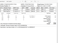 PetAladdin Veterinary Practice Management Software lnvoicing