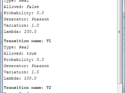Transitions information