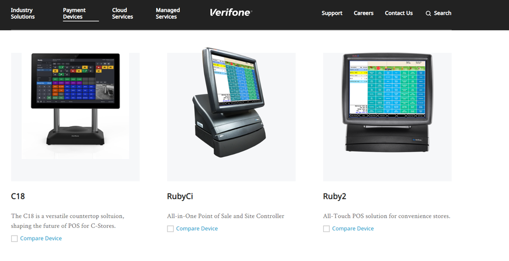 Verifone POS Screenshot 1