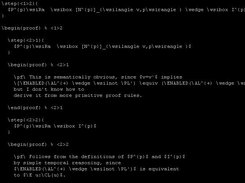 sample of latex code with pf.sty style statements