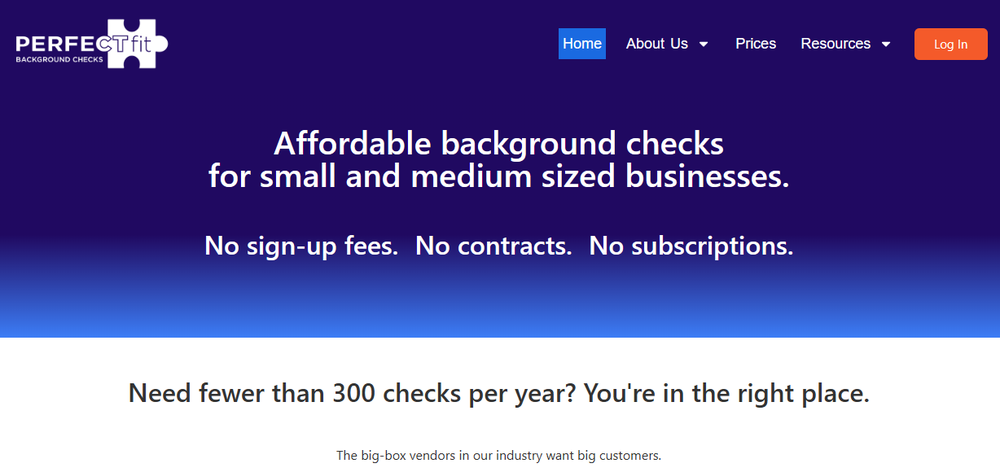 Perfect Fit Background Checks Screenshot 1