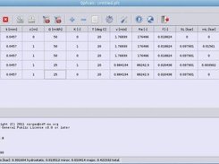 Qpfcalc 1.1 running on X11