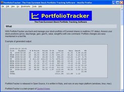 web-page PortfolioTracker