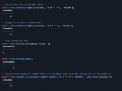 pg_cron Screenshot 1