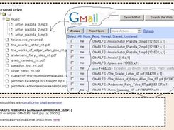 PGD ( Php Gmail Drive) 0.3.x screenshot