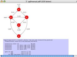 Busy beaver drawn using the TikZ syntax