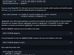 pglogical Screenshot 1