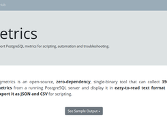 pgmetrics Screenshot 1