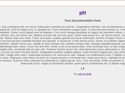 Example of a Documentation page