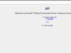 Example of the Documentation home page