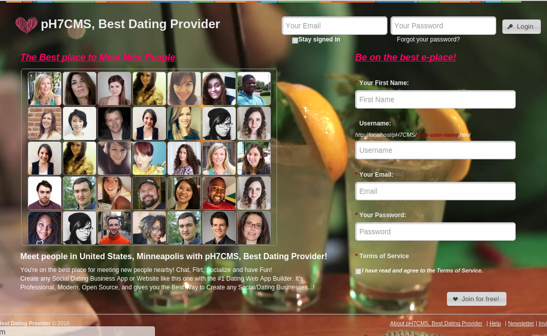 open source dating site cms)