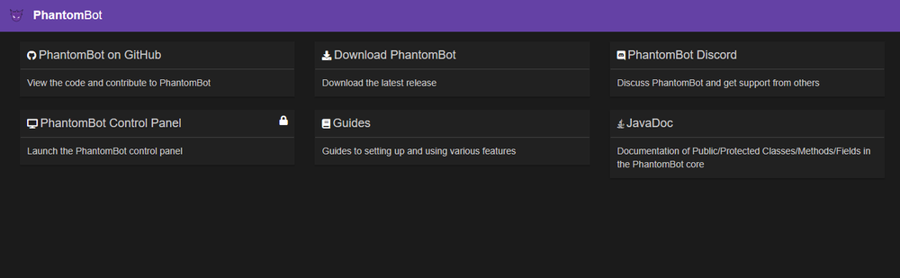 PhantomBot Screenshot 1