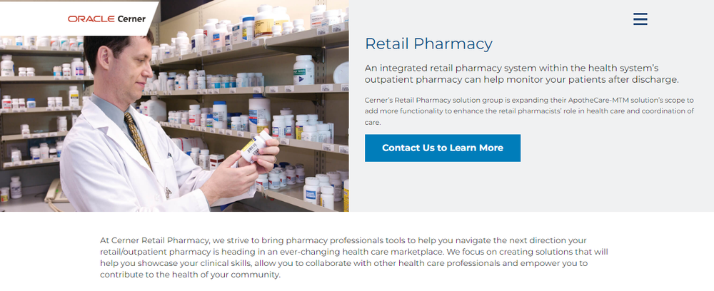 Oracle Health Pharmacy Screenshot 1