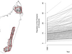 Population growth model in Madagascar