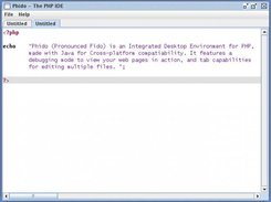 Shows the main interface of Phido