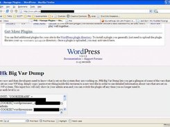 PHk Wordpress Huge Var Dump Plugin