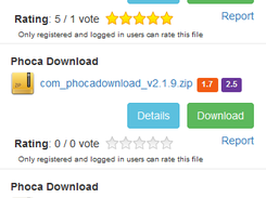 PhocaDownload Screenshot 1