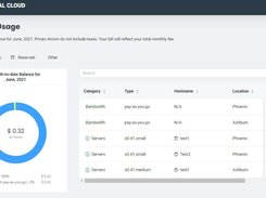 Bare Metal Cloud - Billing and Usage