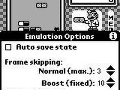 Emulation Options dialog