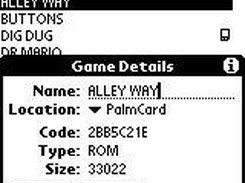 Game Details dialog