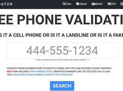 Phone Validator Screenshot 1