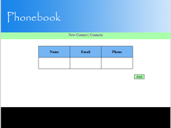 Phonebook Screenshot 1