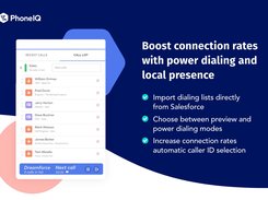 Leverage power dialing and local presence