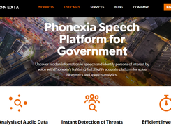 Phonexia Speech Platform Screenshot 1