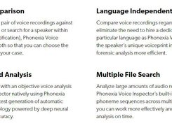 Phonexia Voice Inspector Screenshot 1