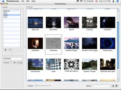 Main window, showing libraries, photos, and information.