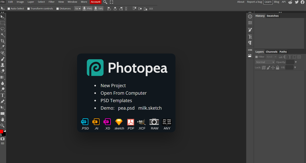 Photopea Screenshot 1