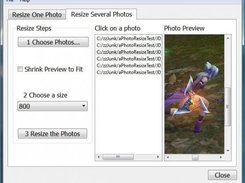 Resize a List of Photos