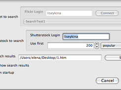 Settings dialog v. 0.01