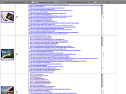 Button on toolbar and search results