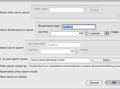 Settings dialog v. 0.1